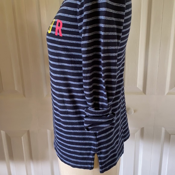 Banana Republic stripe boatneck tee small - Picture 2 of 5